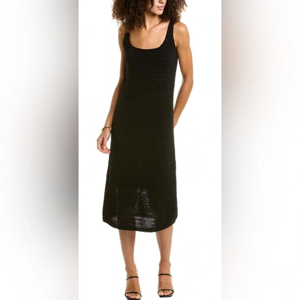 . Nwt VINCE Square Neck Midi Dress In XL